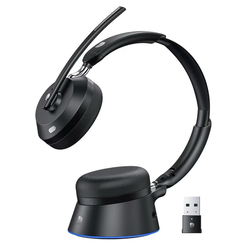 Wireless Headset with Mic - Black NEW